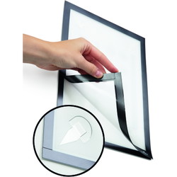 Durable Duraframe Wallpaper A4 magnetramme sort