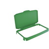 Durable Durabin foldbart låg 60 L grøn