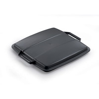 Durable Durabin låg 90 L sort