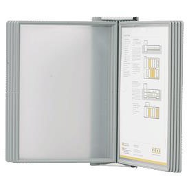 BNT registersystem vægmodel Model D til 20 lommer i A4 i farven grå