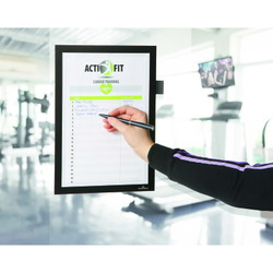 Durable Duraframe Note magnetramme A4 sort