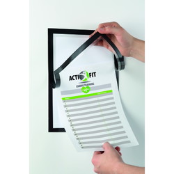 Durable Duraframe Note magnetramme A4 sort