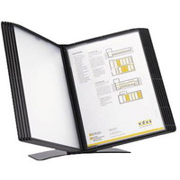 BNT Easymount registersystem bordmodel til 20 lommer A4 sort