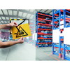 Durable Duraframe Security magnetramme i A4 vandret i farverne gul og sort