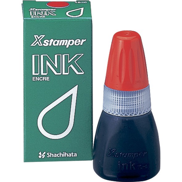 X-stamper INK refill stempelfarve med rødt blæk