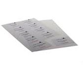 Kongresindstiksmærke 60x90mm hvid