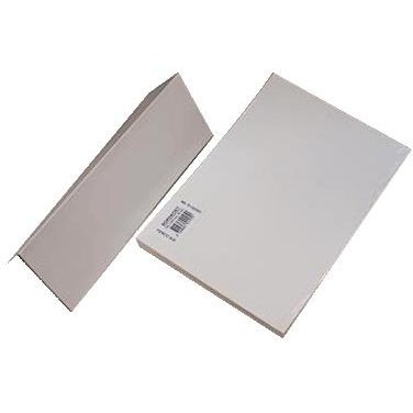 Ferco 105 x 300 mm bordskilte i karton hvid