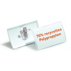 Durable Click Fold kongresmærke 40x75mm
