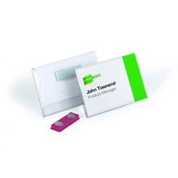Durable kongresmærke m/magnet 54x90mm