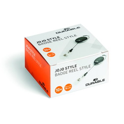 Durable Style yoyoholder med plastkrog i sort