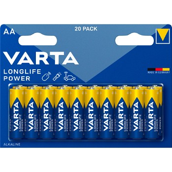 VARTA LONGLIFE Power AA-batterier LR6 20 stk