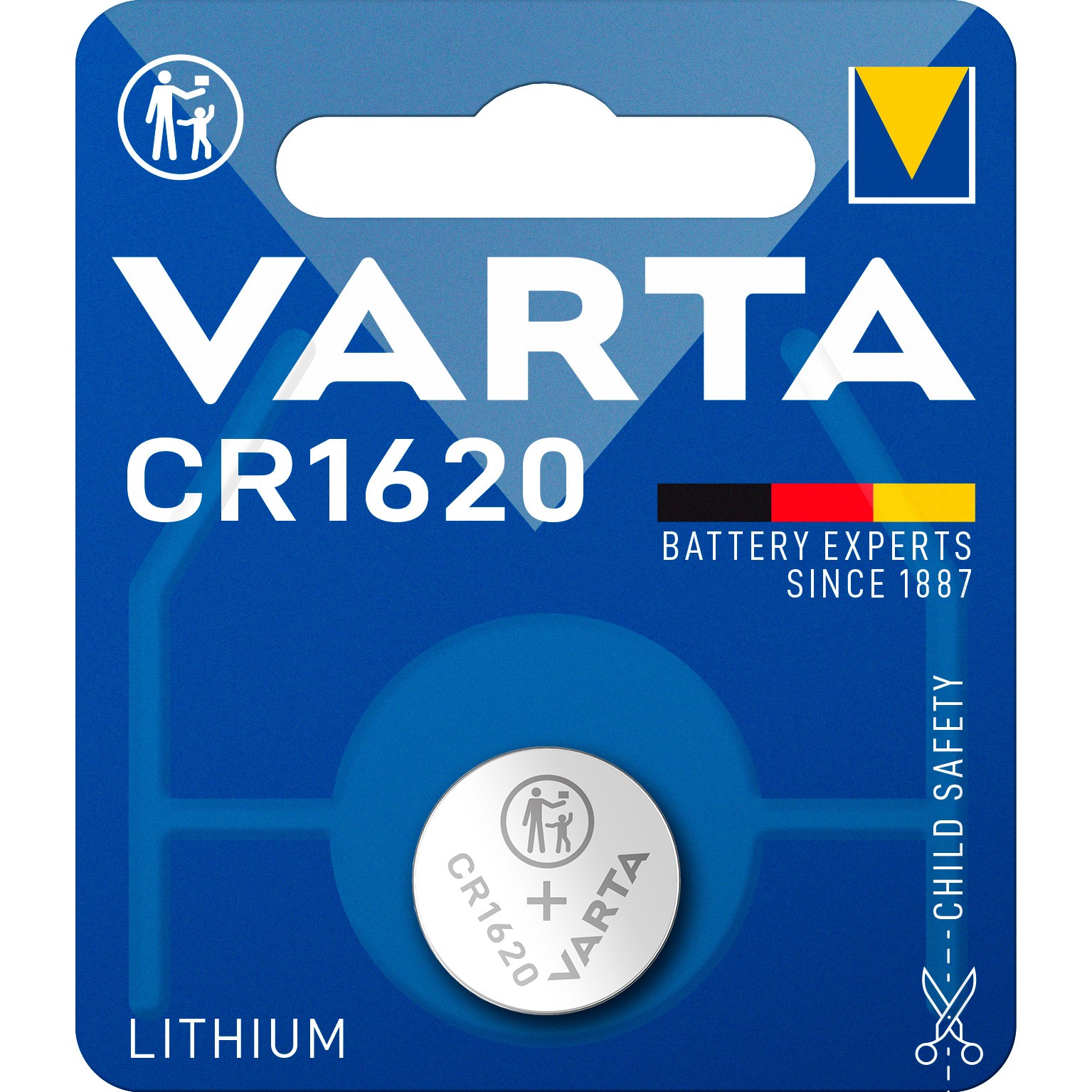 VARTA knapcellebatteri CR1620 1 stk