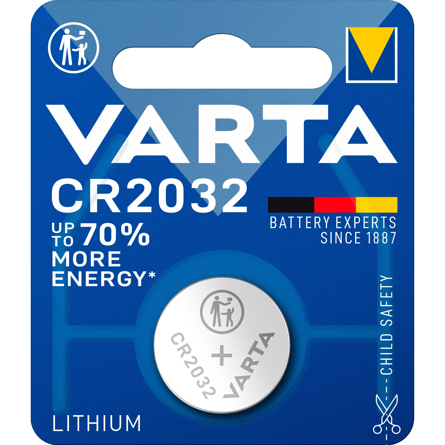 VARTA knapcellebatteri CR2032 1 stk