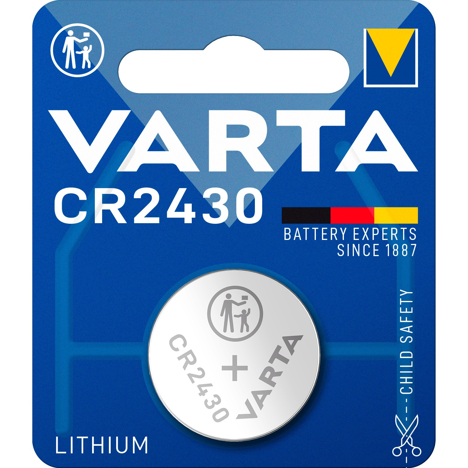 VARTA knapcellebatteri CR2430 1 stk