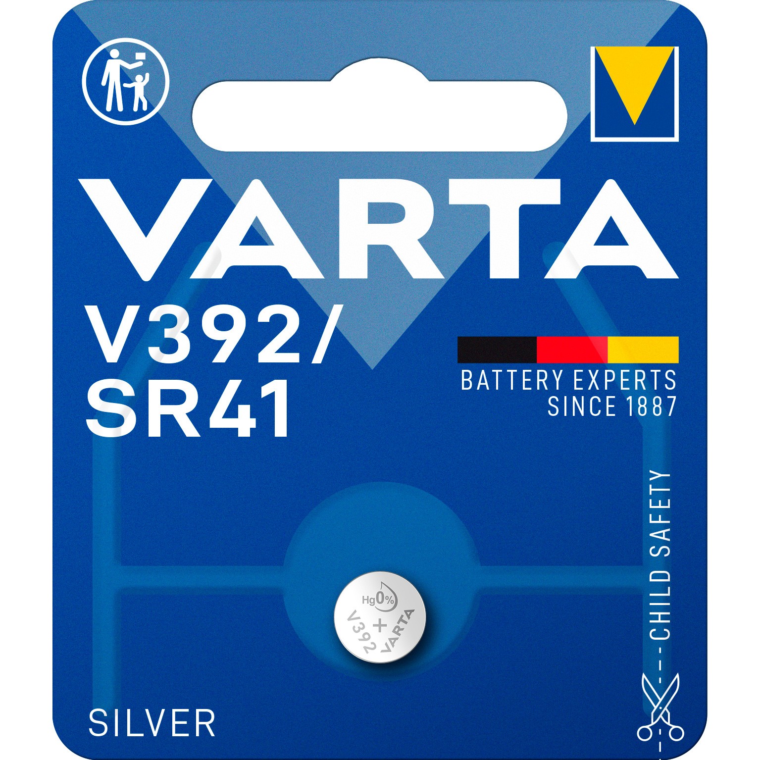 VARTA knapcellebatteri V392/SR41 1 stk