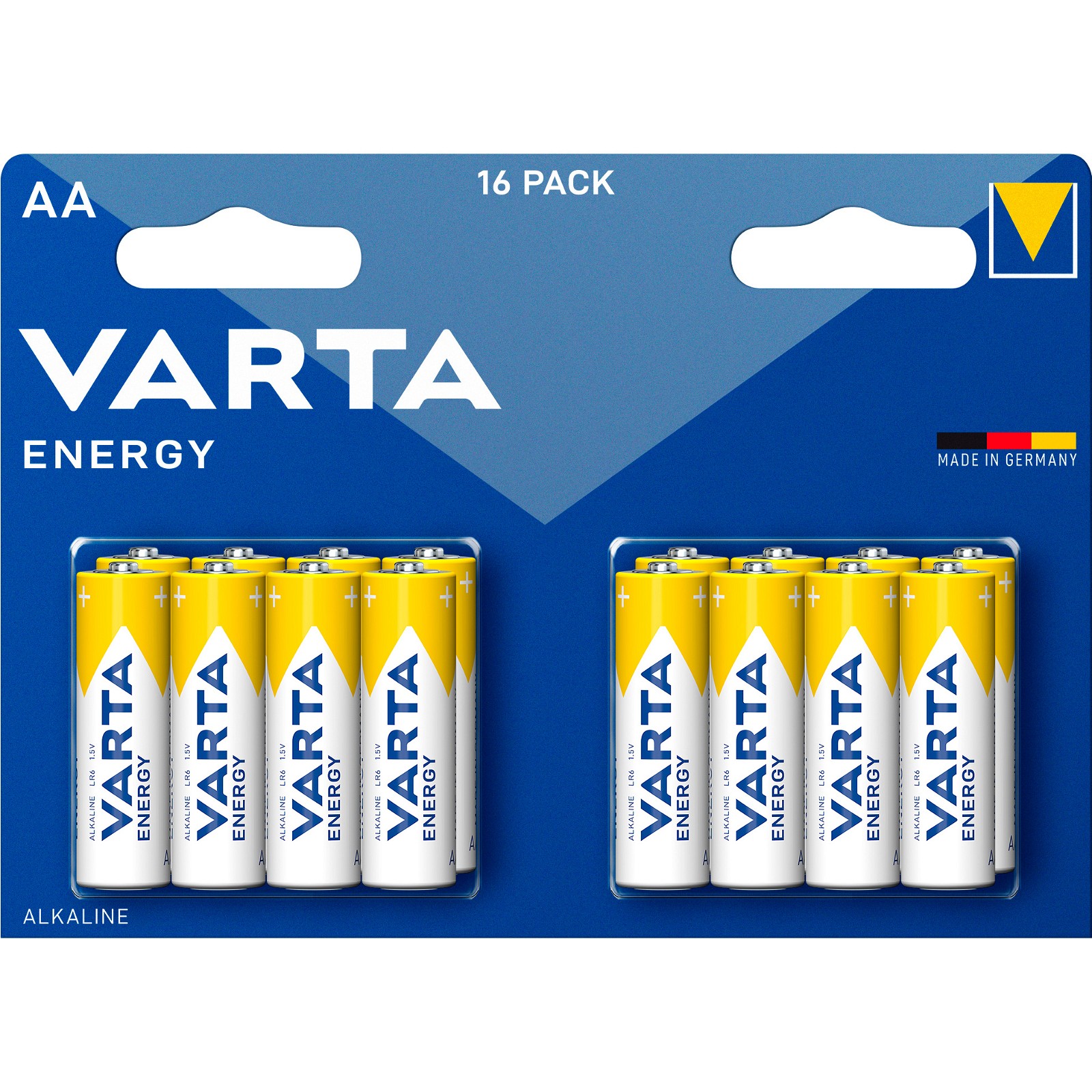 VARTA ENERGY AA-batterier LR6 16 stk