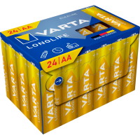 VARTA LONGLIFE AA-batterier LR6 24stk