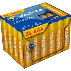 VARTA LONGLIFE AAA-batterier LR03 24 stk