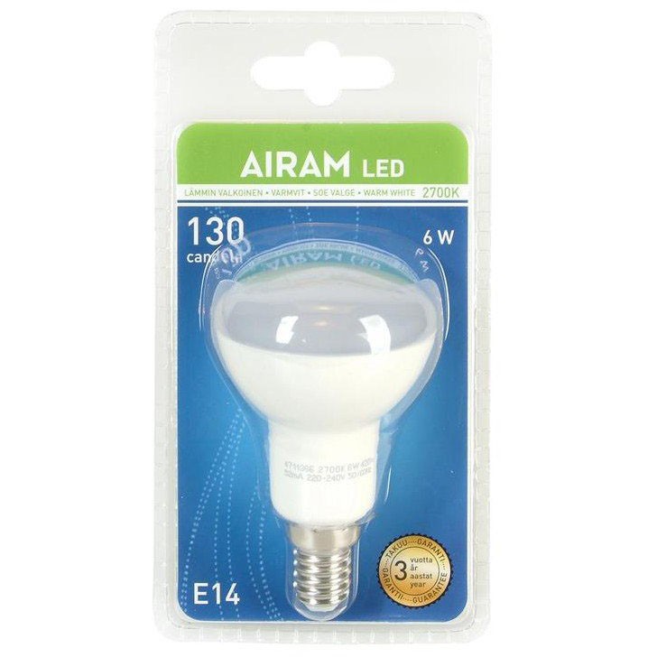 Airam LED reflektor pære R50 6W