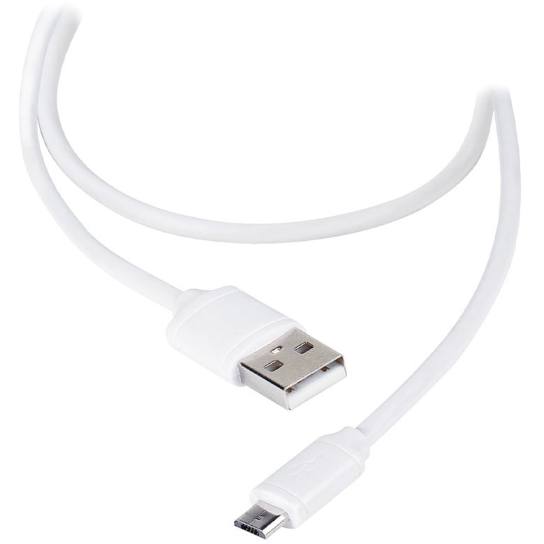 Vivanco Micro USB kabel 1,2 m hvid