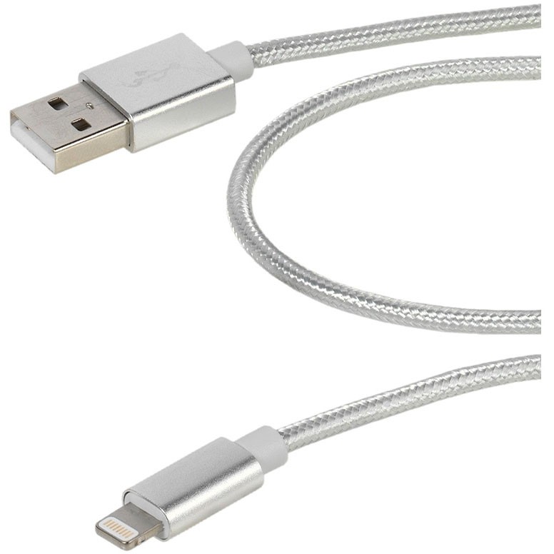 Vivanco Longlife Lightning USB kabel 1,5 m sølv