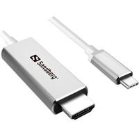 Sandberg USB-C HDMI adapter hvid