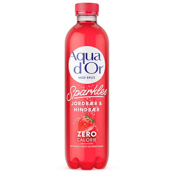 Aqua d’Or Sparkles jordbær & hindbær 0,5L