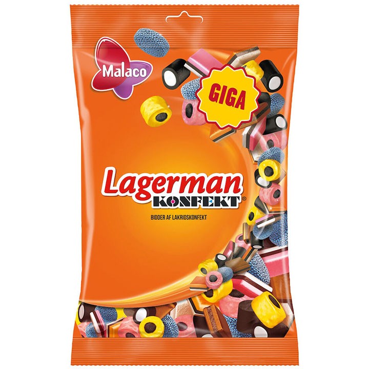 Malaco Lagerman konfekt 900 g