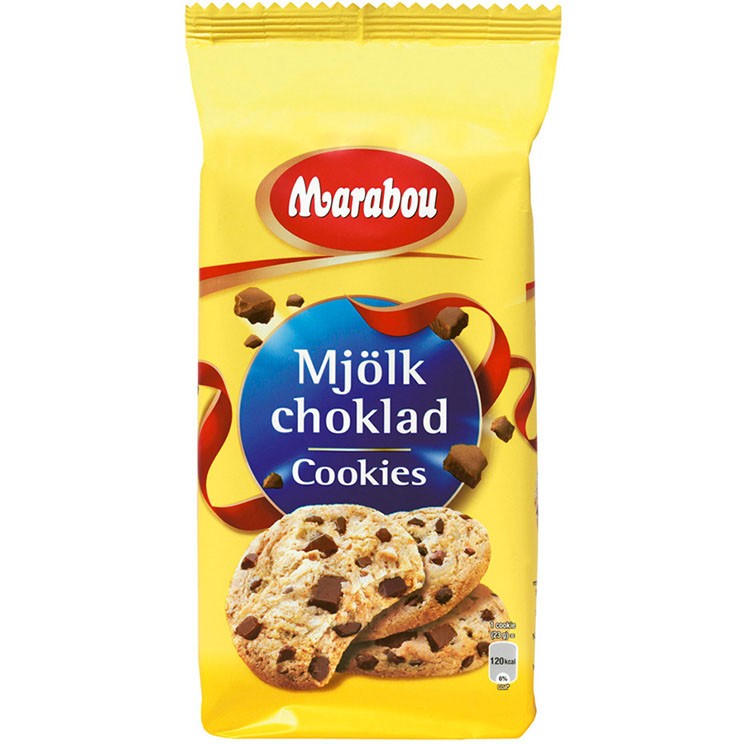 Marabou mælkechokolade cookies 10 pk