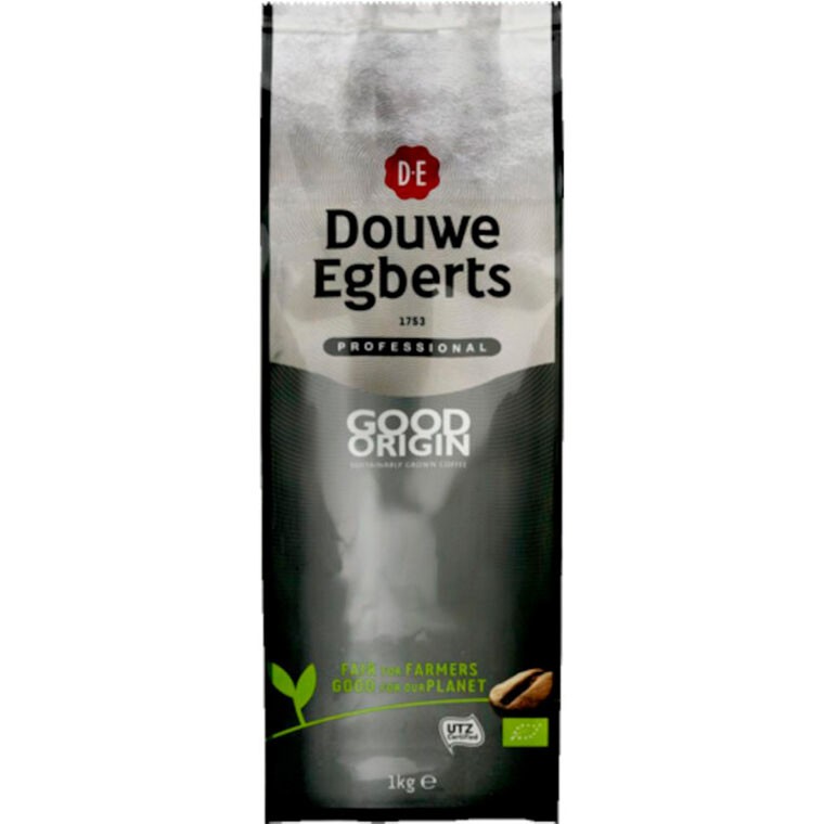 D.E. Good Origin økologisk kaffe helbønne 1kg