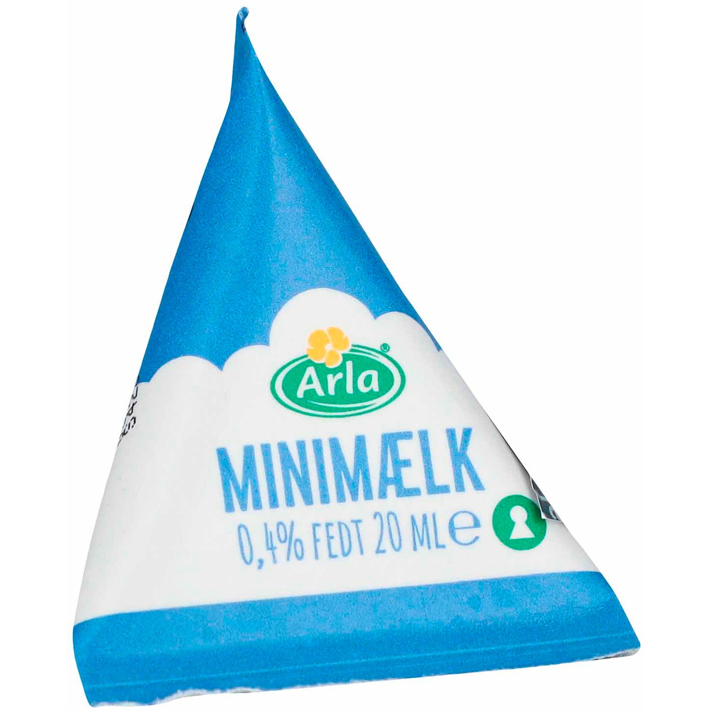 Arla minimælk 0,4% 20 ml 100 stk