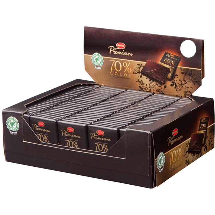 Marabou Premium 70% mørkchokolade 120 stk