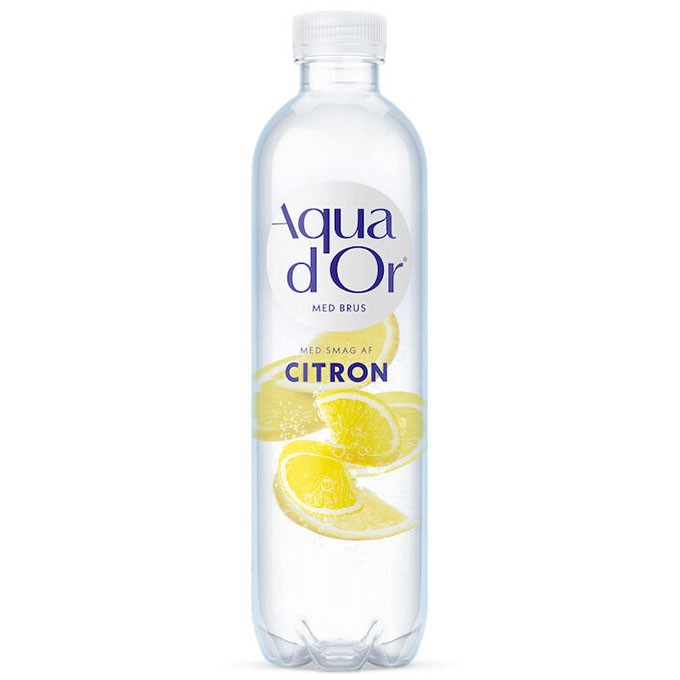 Aqua d’Or kildevand med citron 0,5L inkl. B-pant