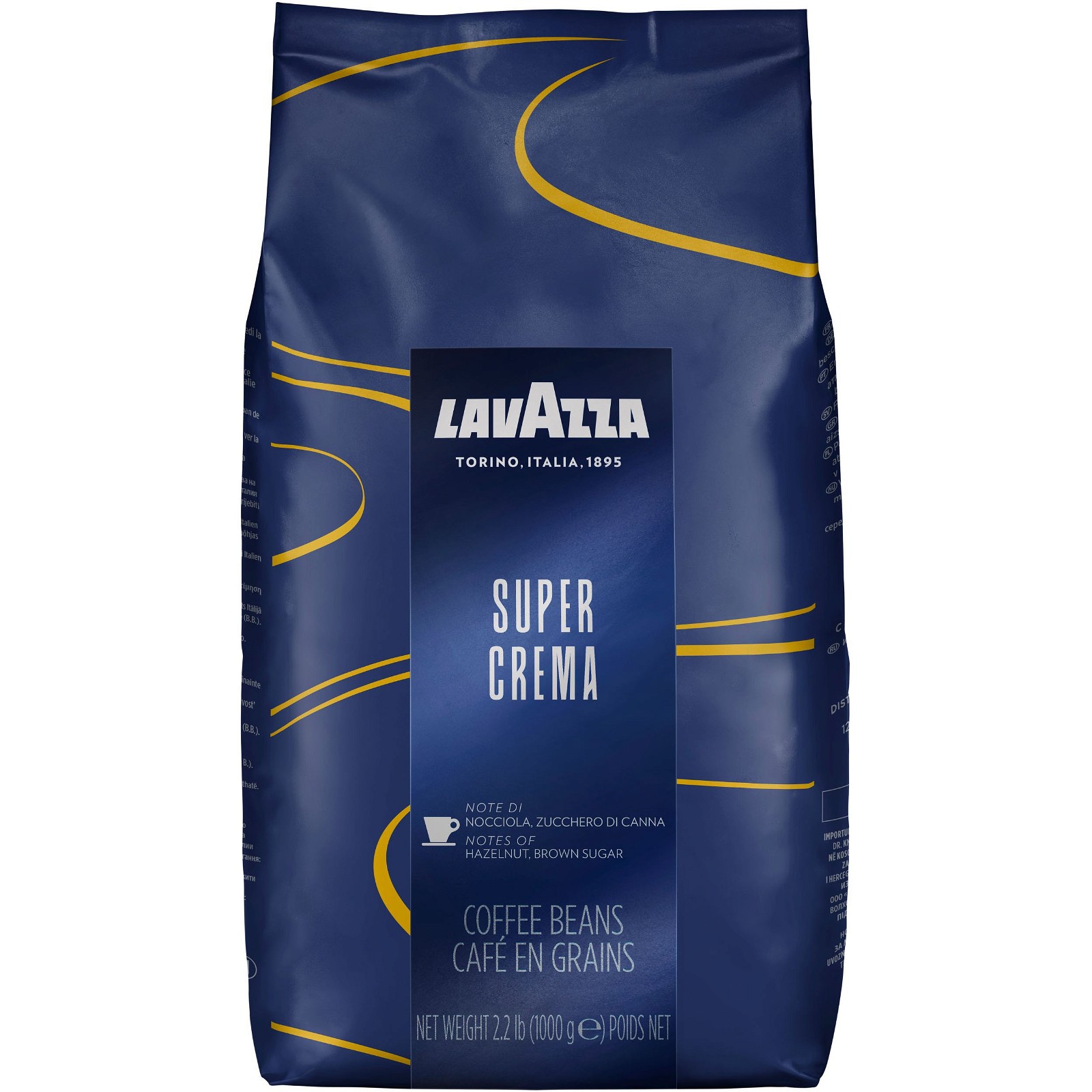 Lavazza Super Crema kaffe hele bønner 1 kg