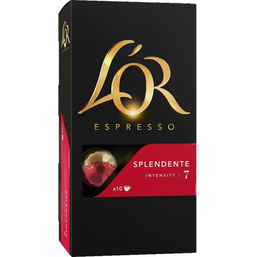 forklare Uegnet Miljøvenlig L'OR Nespresso Splendente 10 kapsler - Daarbak Redoffice A/S