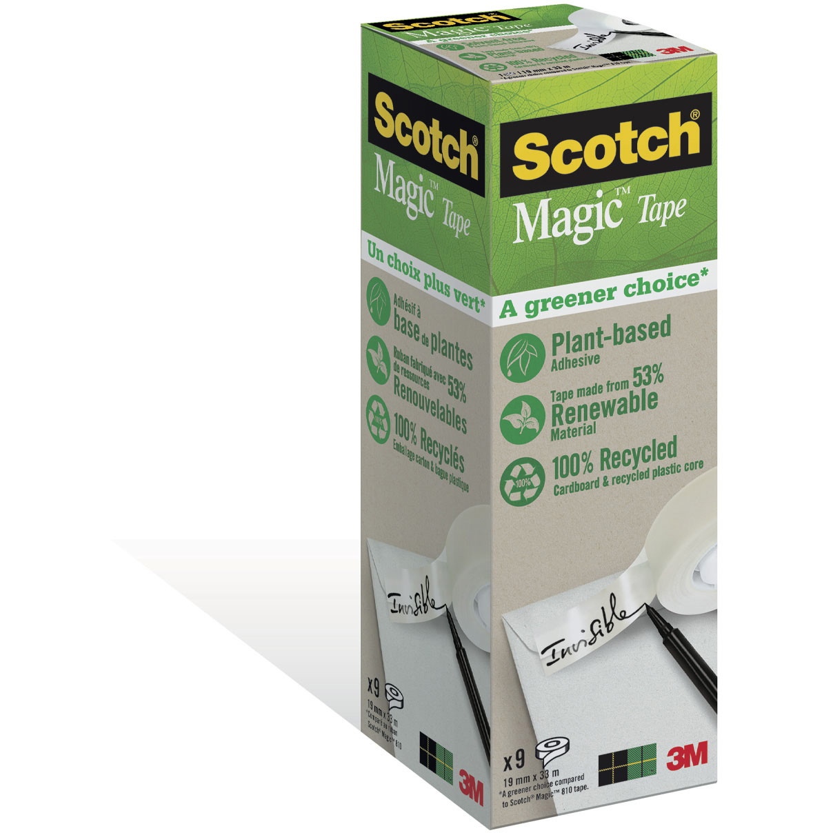 Scotch Magic 900 tape 19mmx33m 9rl