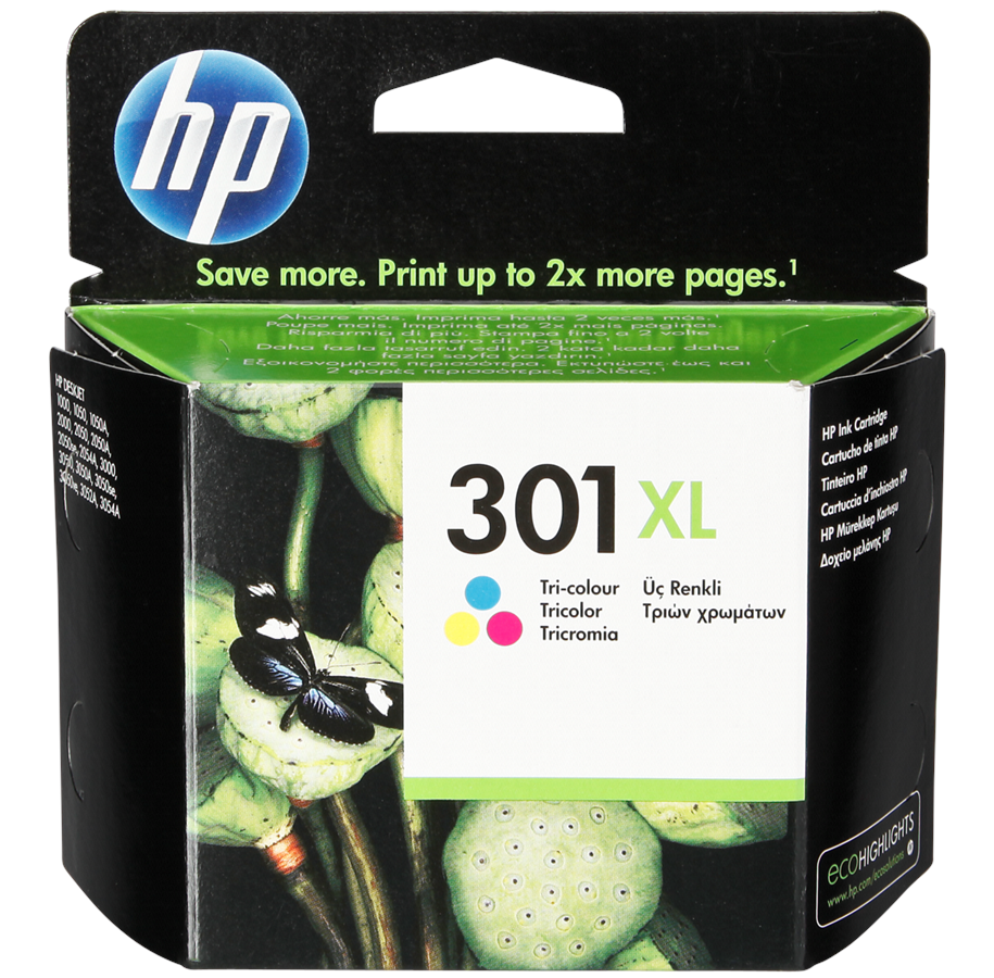 HP blæk CH564EE color Nr. 301XL