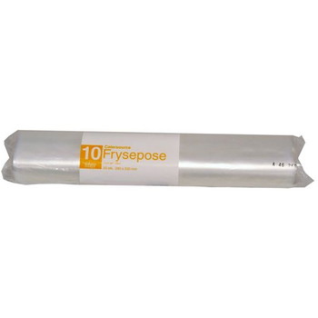 Frysepose med skrivefelt 10L 28x53cm klar 50stk