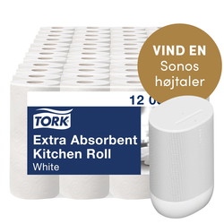 Tork 120305 Premium Ekstra Soft køkkenrulle 12,2 mtr 3-lags 48 ruller