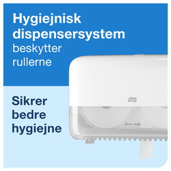 Tork 558040 OptiServe dispenser t/2 ruller T7 hvid