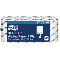 Tork 473246 Reflex M3 1lags aftørringspapir hvid