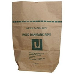 Papiraffaldssække 70/25x95cm 100L brun 50stk