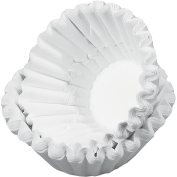 Catersource skålfiltre Ø250/90 mm hvid 250stk