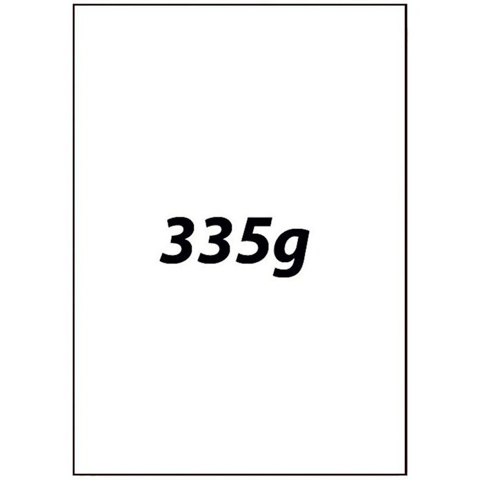 Des Labels prisskilt A5 hvid 335 g
