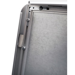 Twinco Twin Light alu snapramme A-skilt i størrelsen 70x100 cm i farven alu 