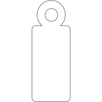 Apli hængemærker 9x24mm hvid 1000stk