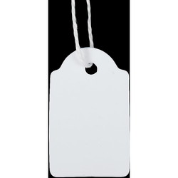 Apli hængemærker 18x29mm hvid 1000stk