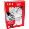 Apli hængemærker 18x29mm hvid 1000stk
