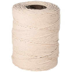 Bomuldsgarn 2/6 50 g 1,2 mm x 45 m hvid