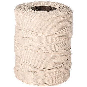 Bomuldsgarn 2/6 50 g 1,2 mm x 45 m hvid